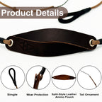 KING DAVID | SCOUT Series Shepherd Sling - Brown, Single-Loop, 27-Inch