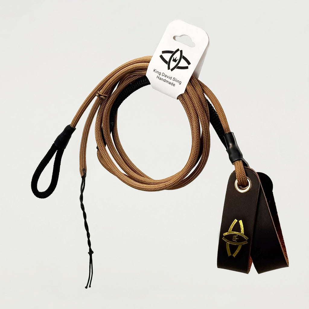 KING DAVID | SCOUT Series Shepherd Sling - Brown, Single-Loop, 27-Inch