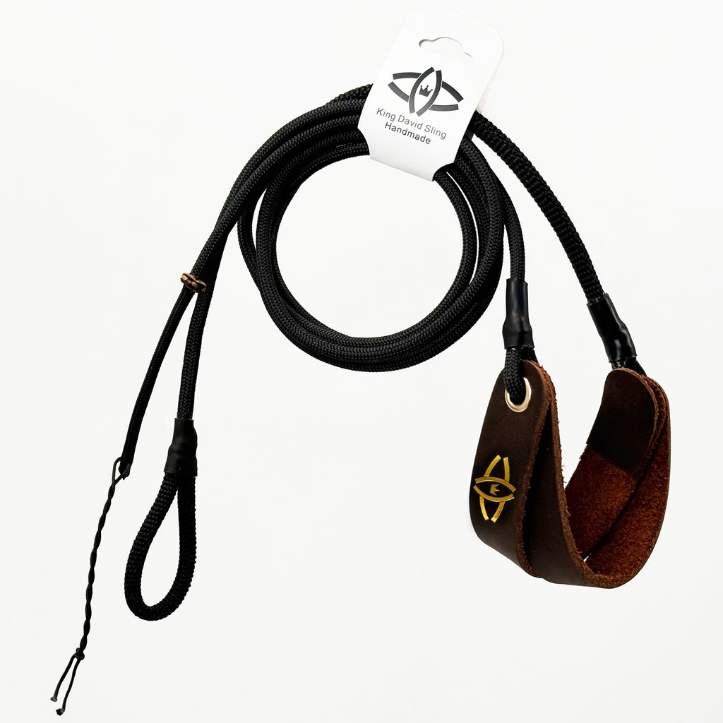 KING DAVID | SCOUT Series Shepherd Sling - Black, Single-Loop, 27-Inch
