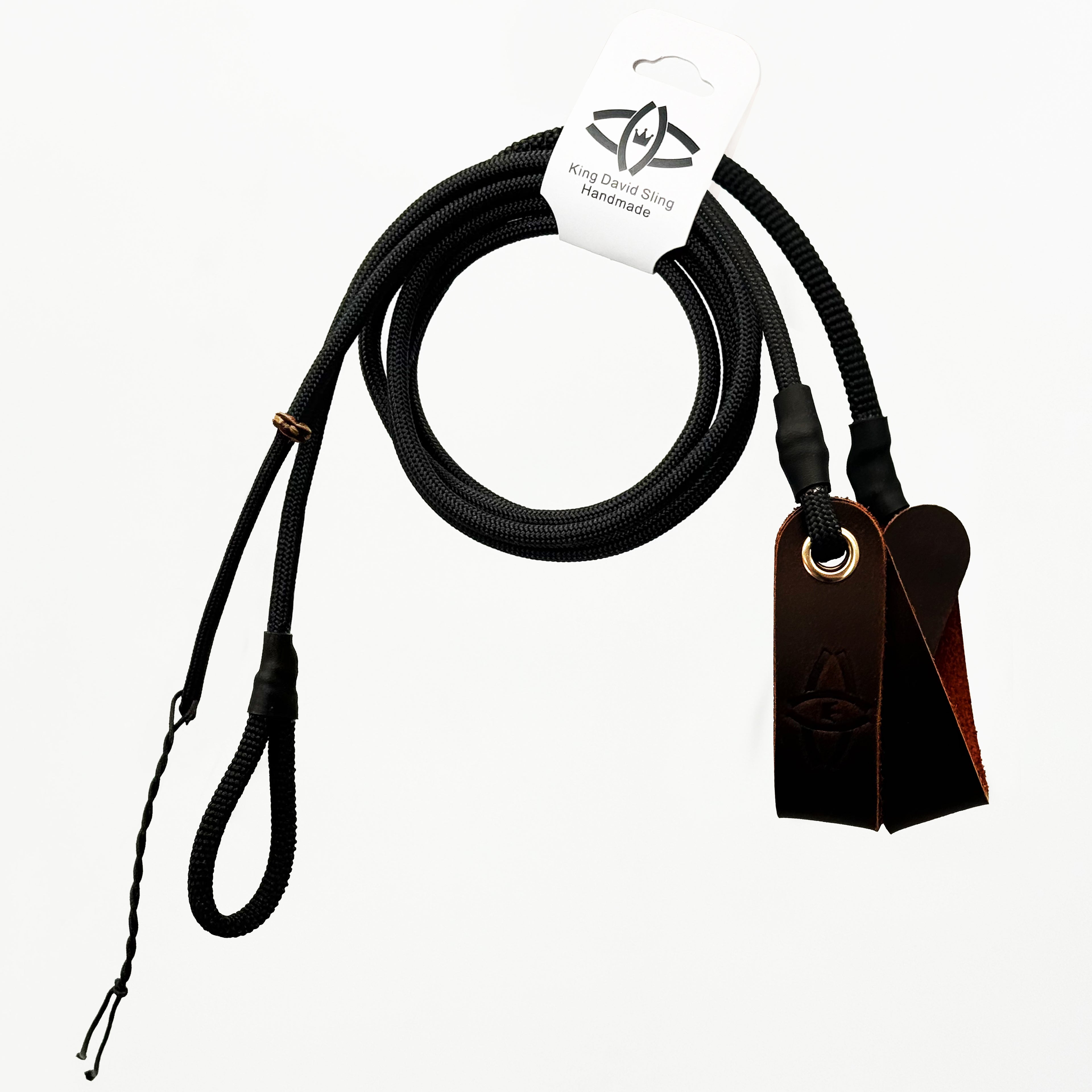 KING DAVID | SCOUT Series Shepherd Sling - Black, Single-Loop, 27-Inch