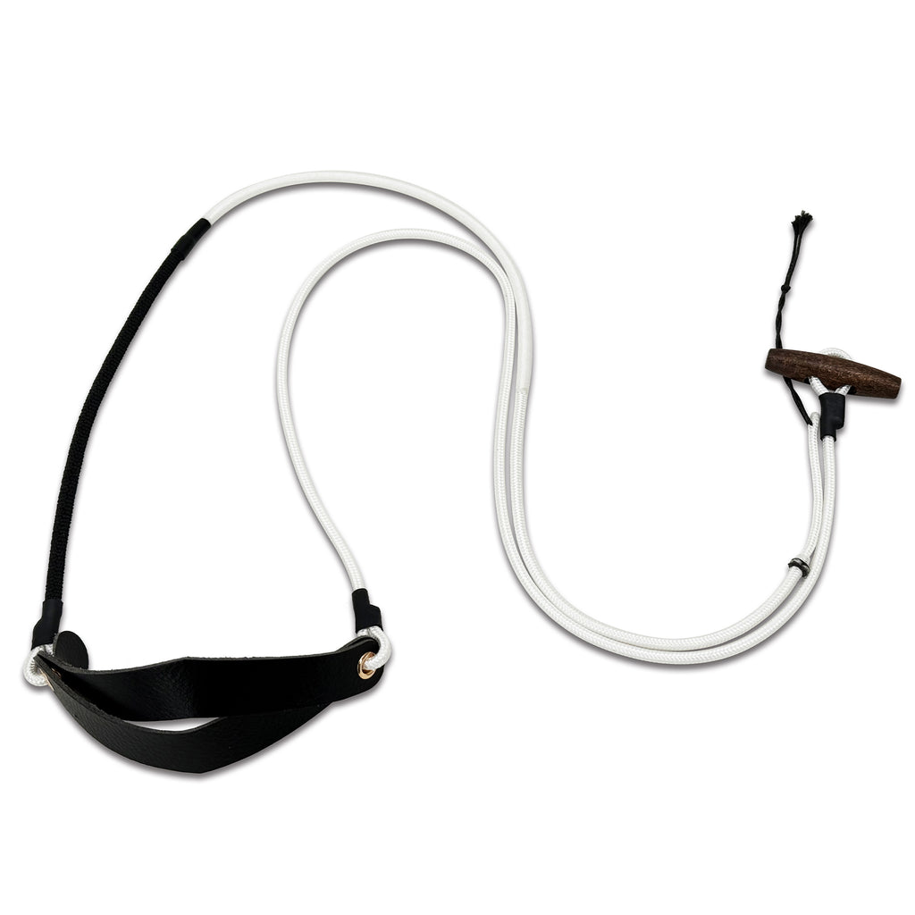 KING DAVID | Centurion Series Shepherd Sling - White, T-Handle, 28-Inch