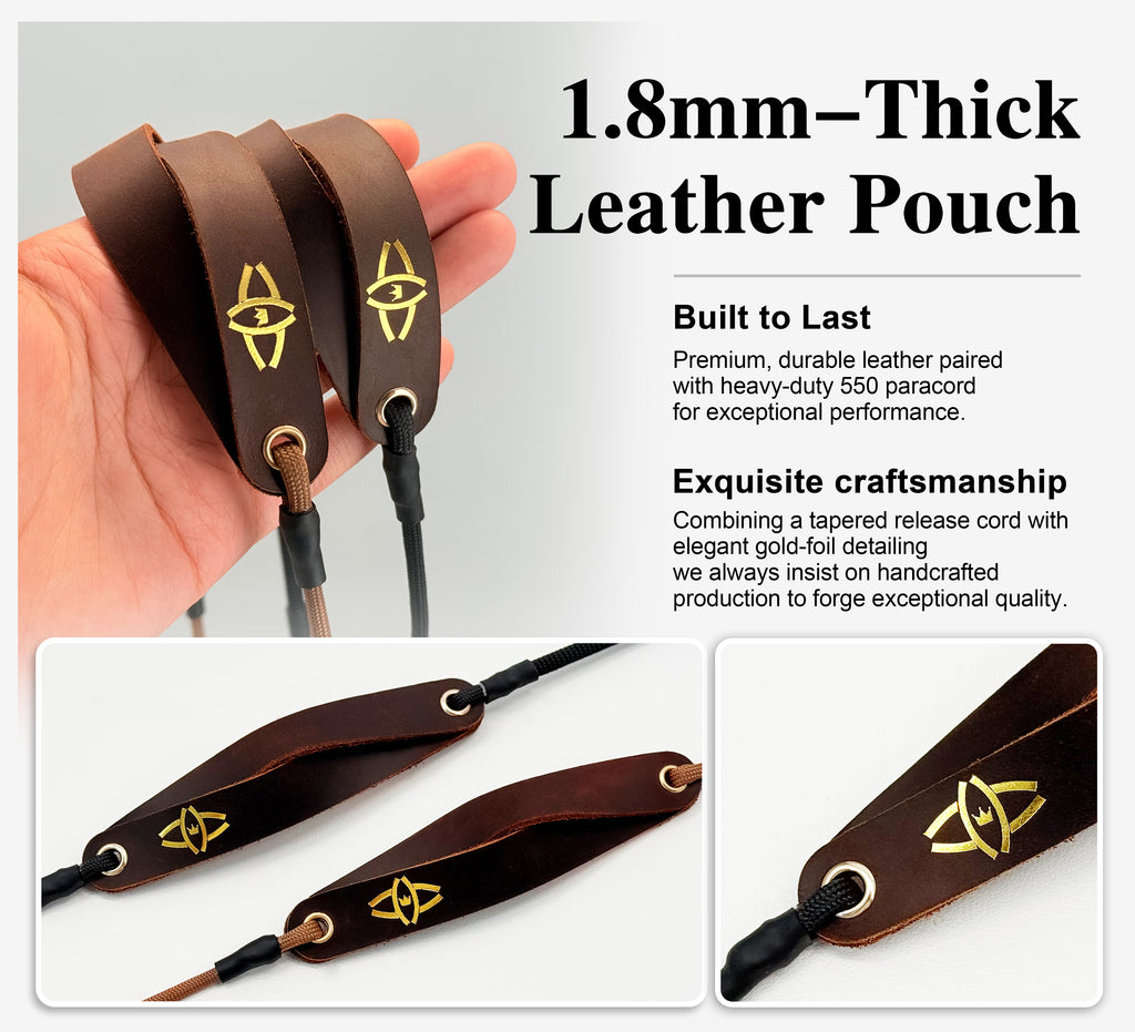 KING DAVID | SCOUT Series Shepherd Sling - Single Loop, Whip-Crack Black