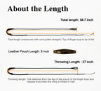 KING DAVID | SCOUT Series Shepherd Sling - Single Loop, Whip-Crack Black