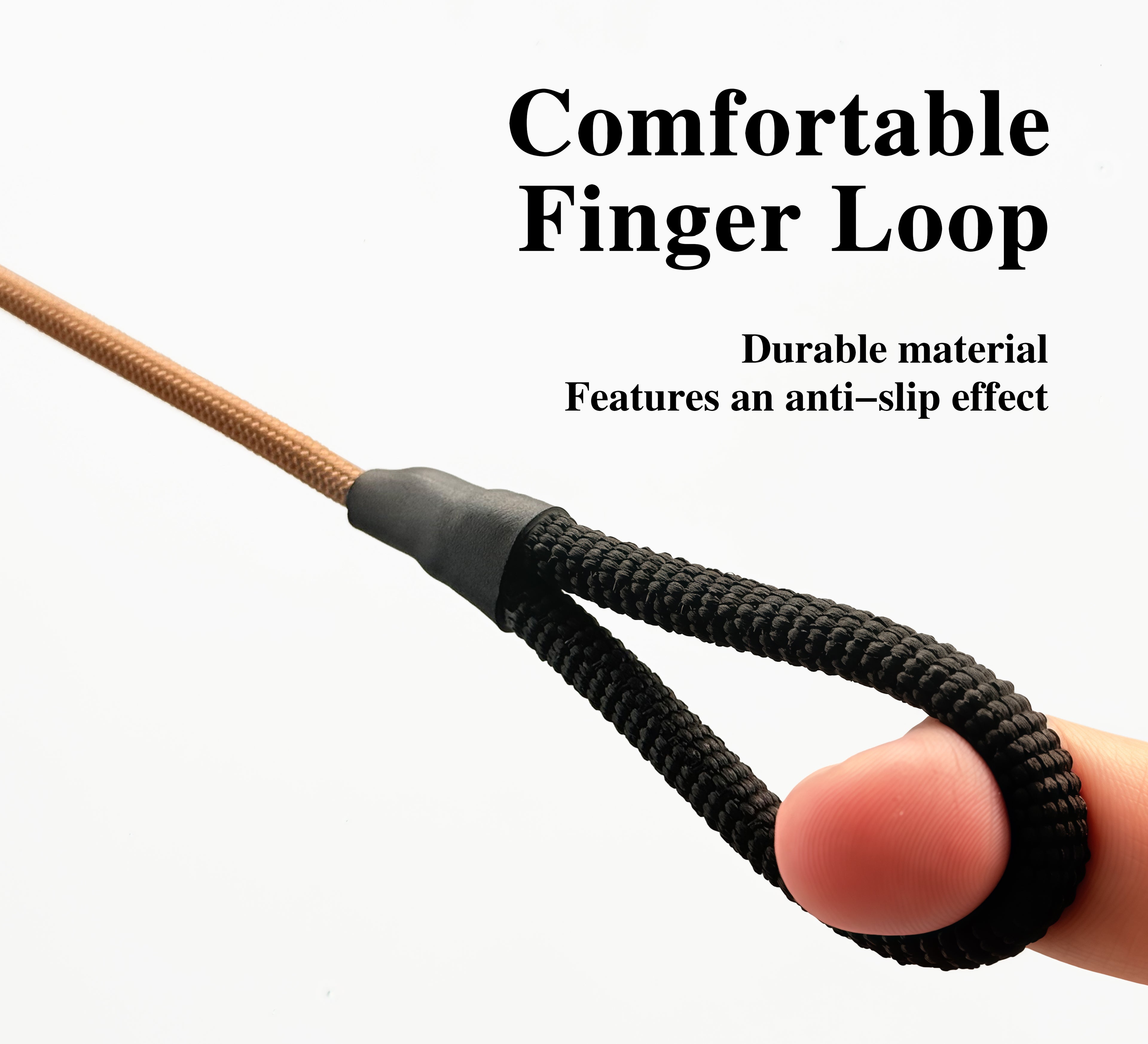 KING DAVID | SCOUT Series Shepherd Sling - Single Loop, Whip-Crack Brown