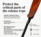 KING DAVID | SCOUT Series Shepherd Sling - Single Loop, Whip-Crack Brown