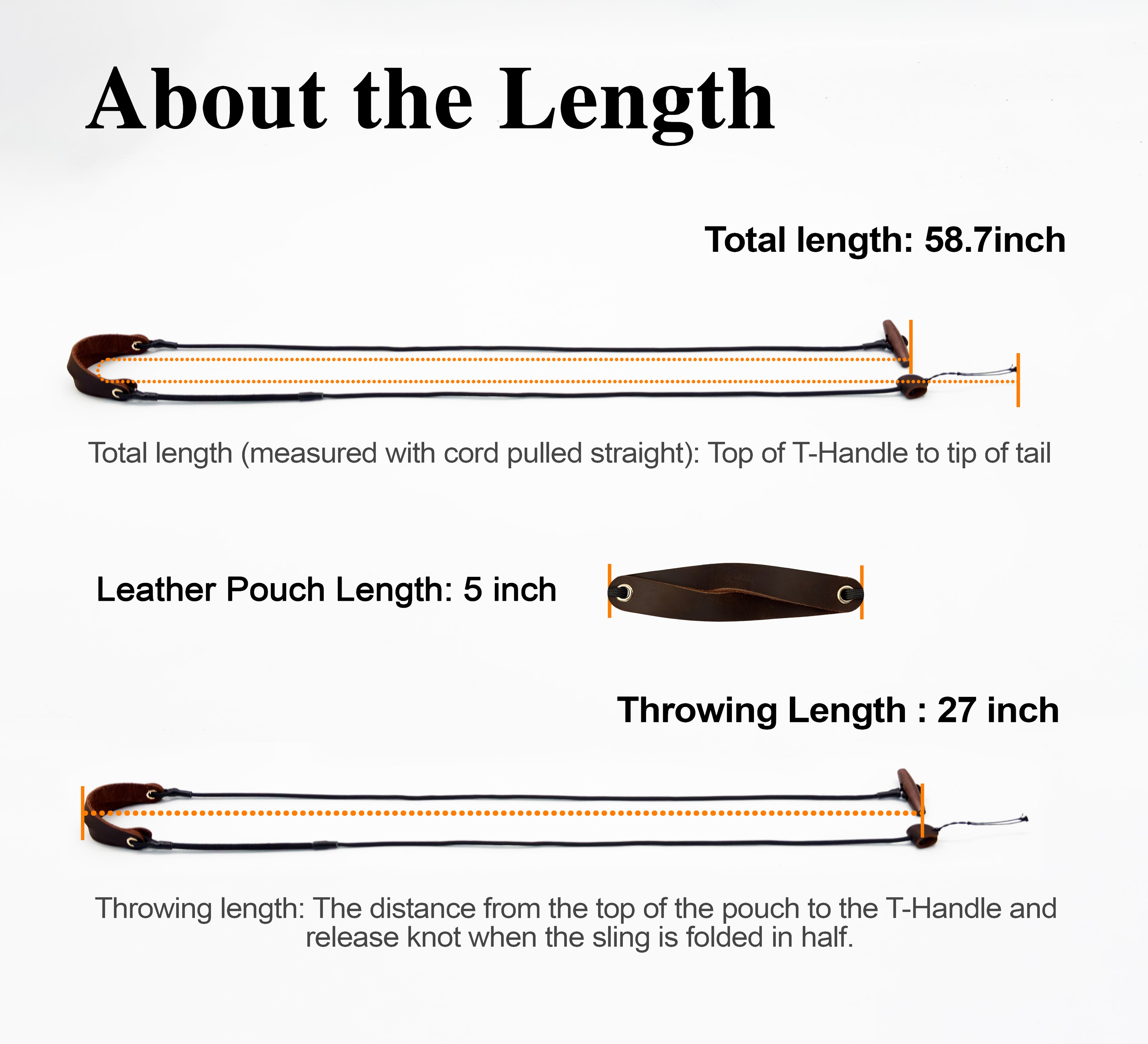 KING DAVID | SCOUT Series Shepherd Sling - T-Handle, Silent Black