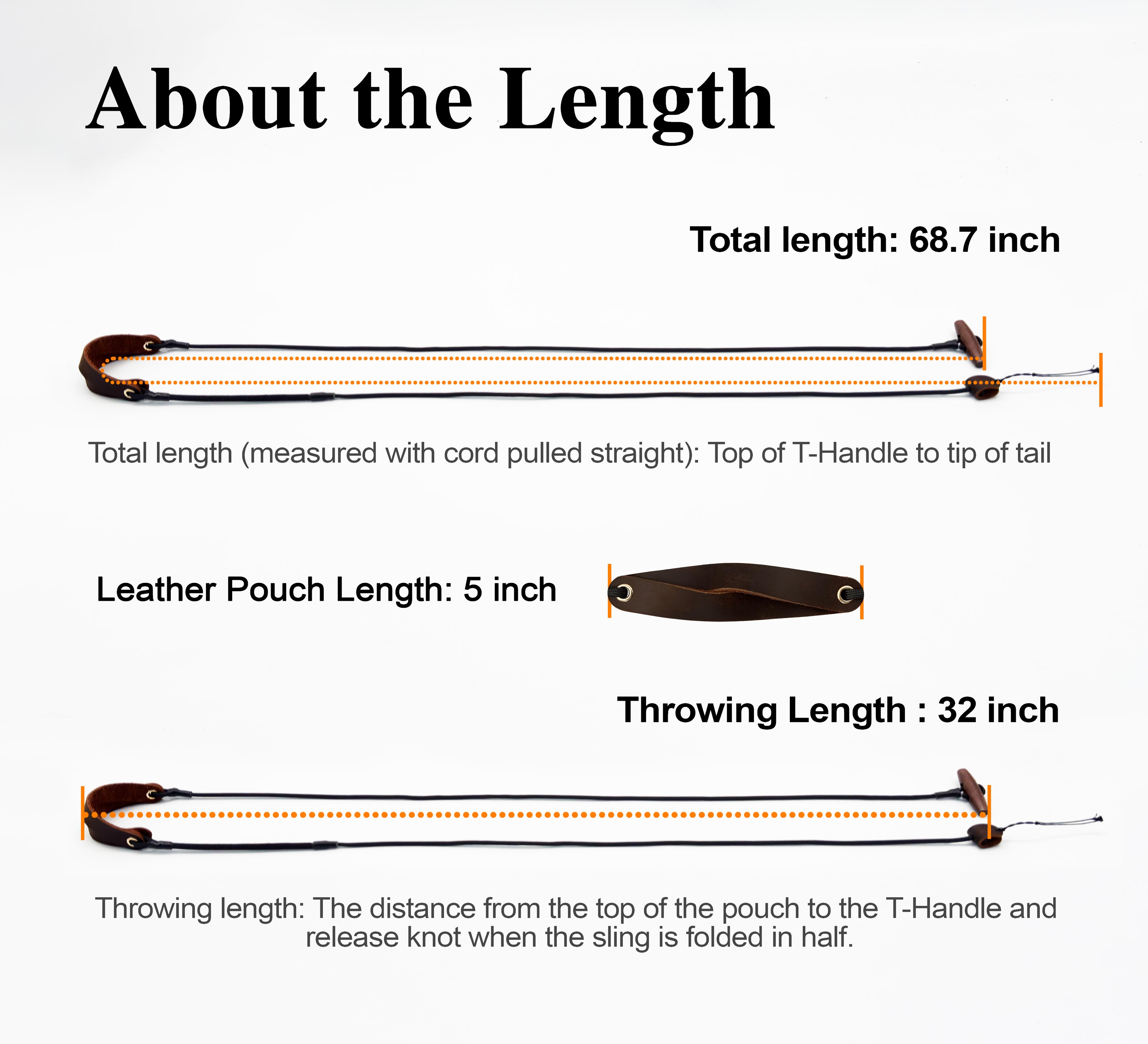 KING DAVID | SCOUT Series Shepherd Sling - T-Handle, Silent Black