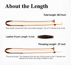 KING DAVID | SCOUT Series Shepherd Sling - T-Handle, Silent Brown