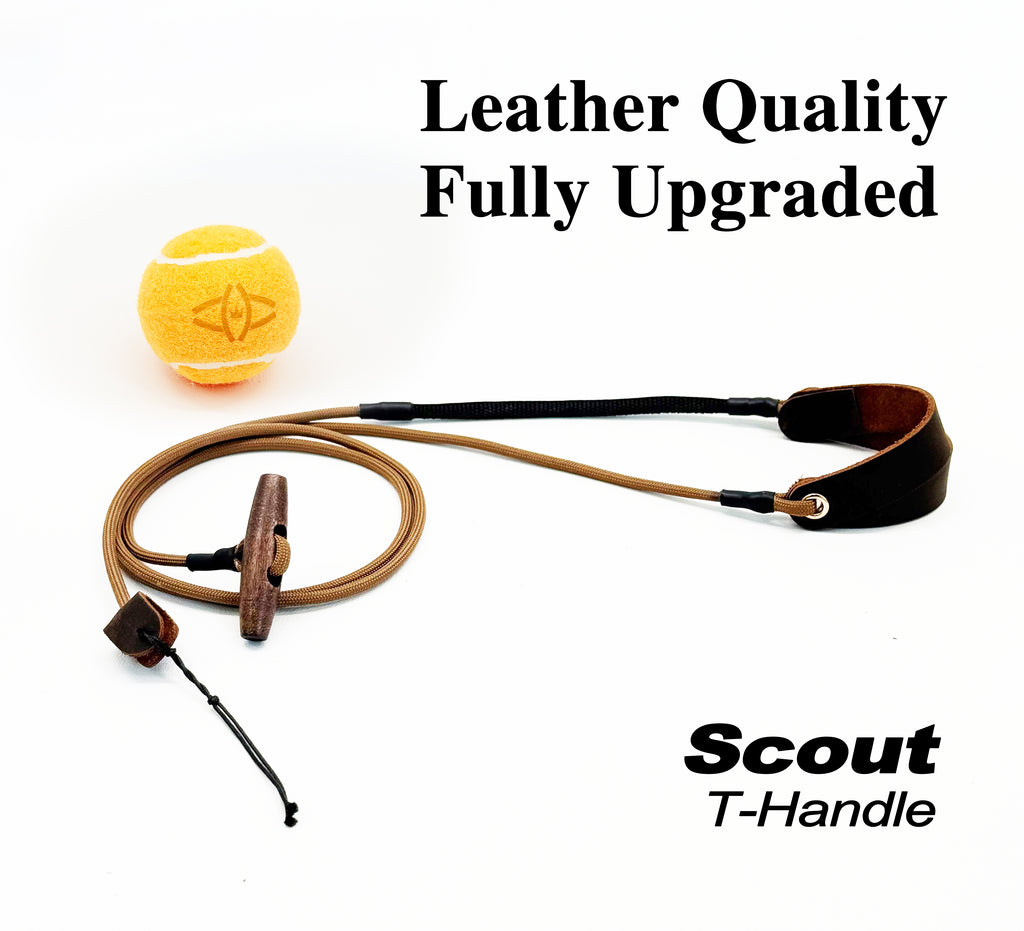 KING DAVID | SCOUT Series Shepherd Sling - T-Handle, Silent Brown