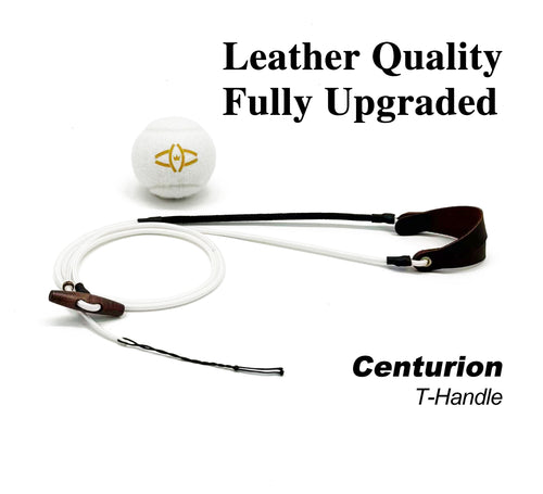 KING DAVID | Centurion Series Shepherd Sling - T-Handle, Whip-Crack White